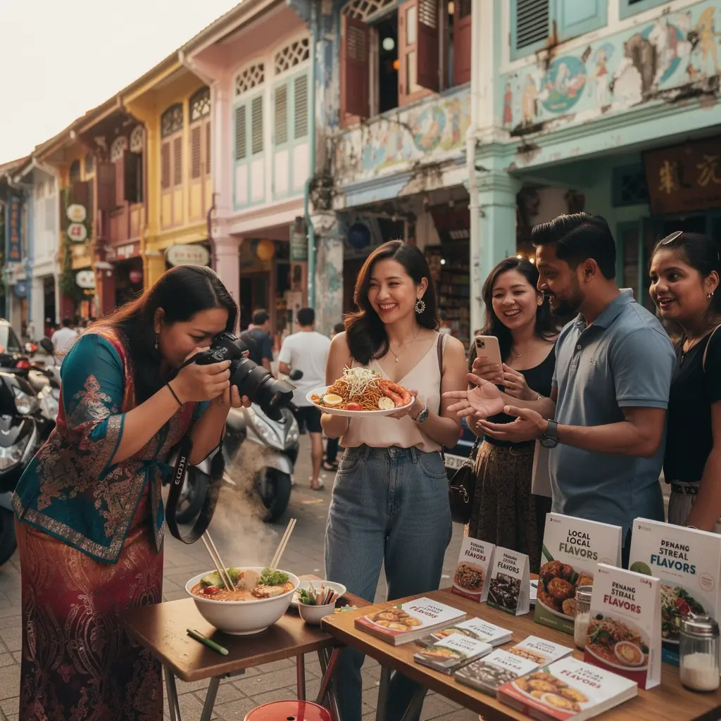 A close-up shot of an influencer's smartphone displaying a live collaboration announcement with a brand.