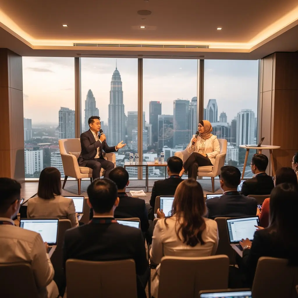 A close-up of an influencer's hand holding a smartphone, capturing a moment of genuine interaction with a brand's product.